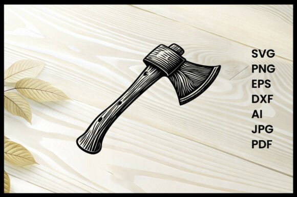 Axe Illustration Silhouette