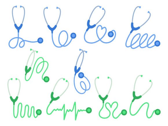 Doctor Stethoscope Cartoon Illustration