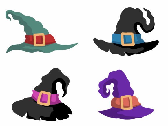 Halloween Magician Hat Cartoon
