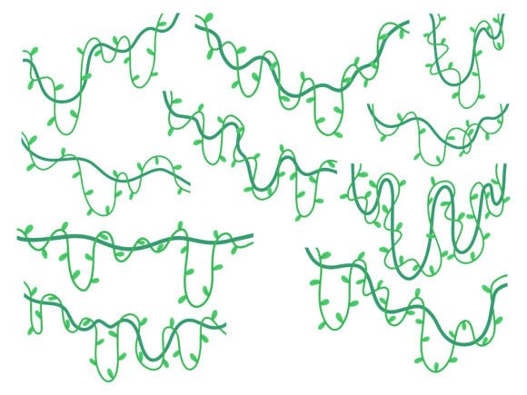 Jungle Tree Branch Vines Illustration