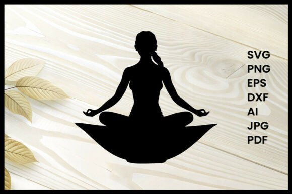 Woman in Boat Pose Illustration
