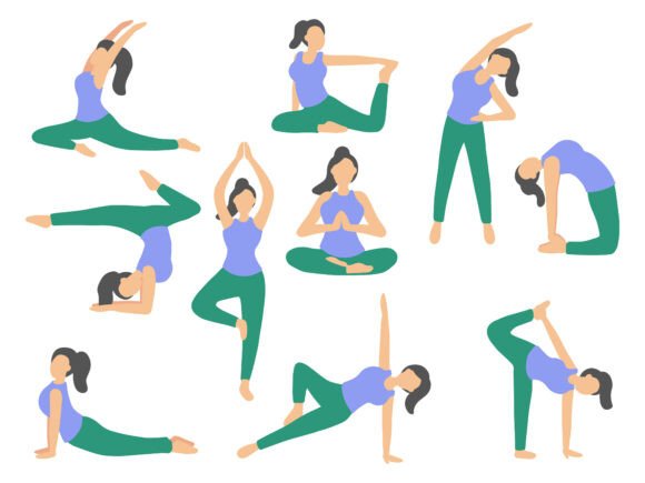 Yoga Various Posture Exercise